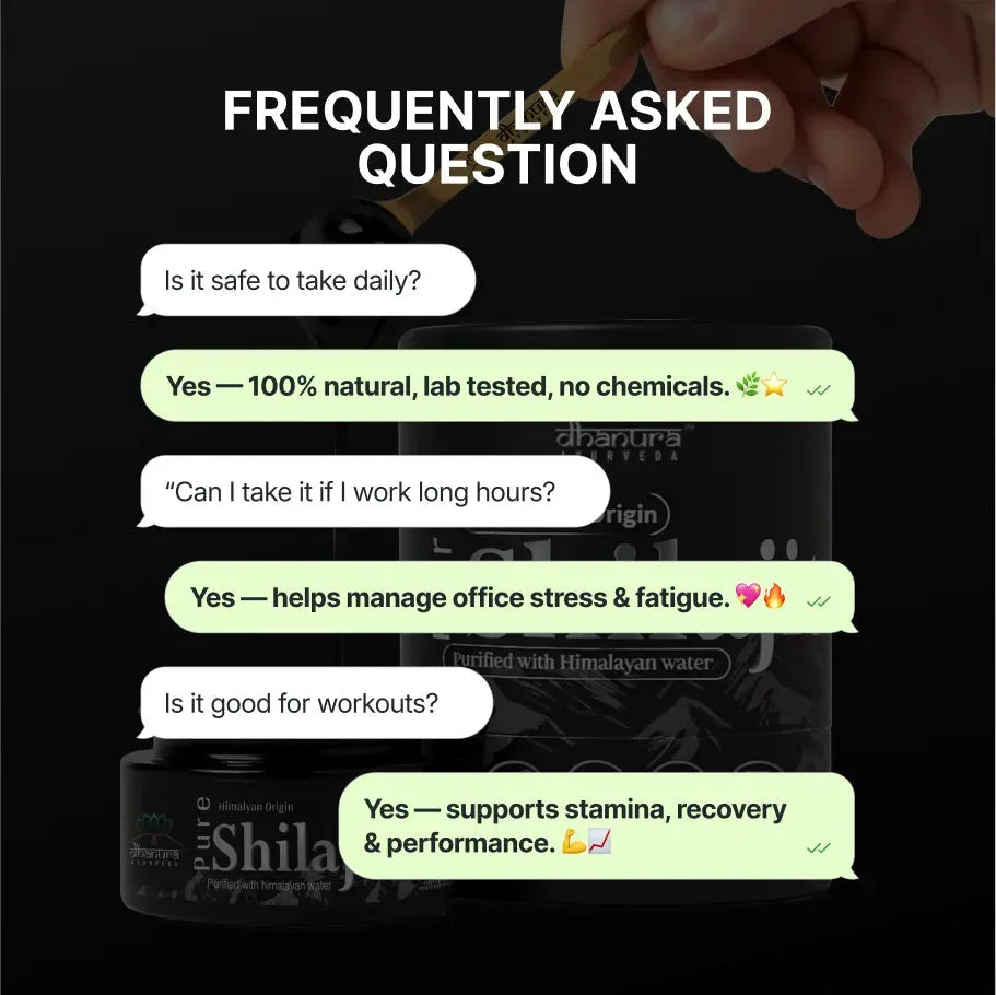 Dhanura Pure Himalayan Shilajit Resin - 85+ Minerals, 75% Fulvic (20 Gram)